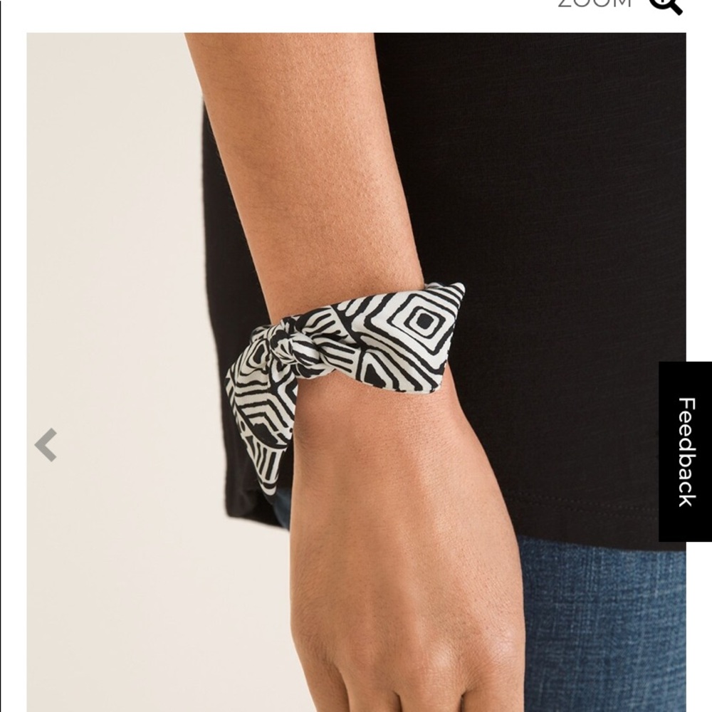 New Chico’s Adjustable Willow Scarf Bracelet